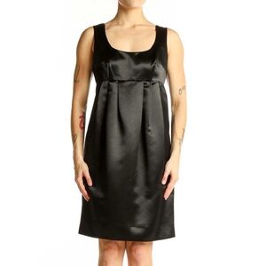 Michael Kors | Elegant Black Satin Dress